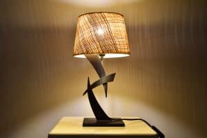 Lampe de chevet métal